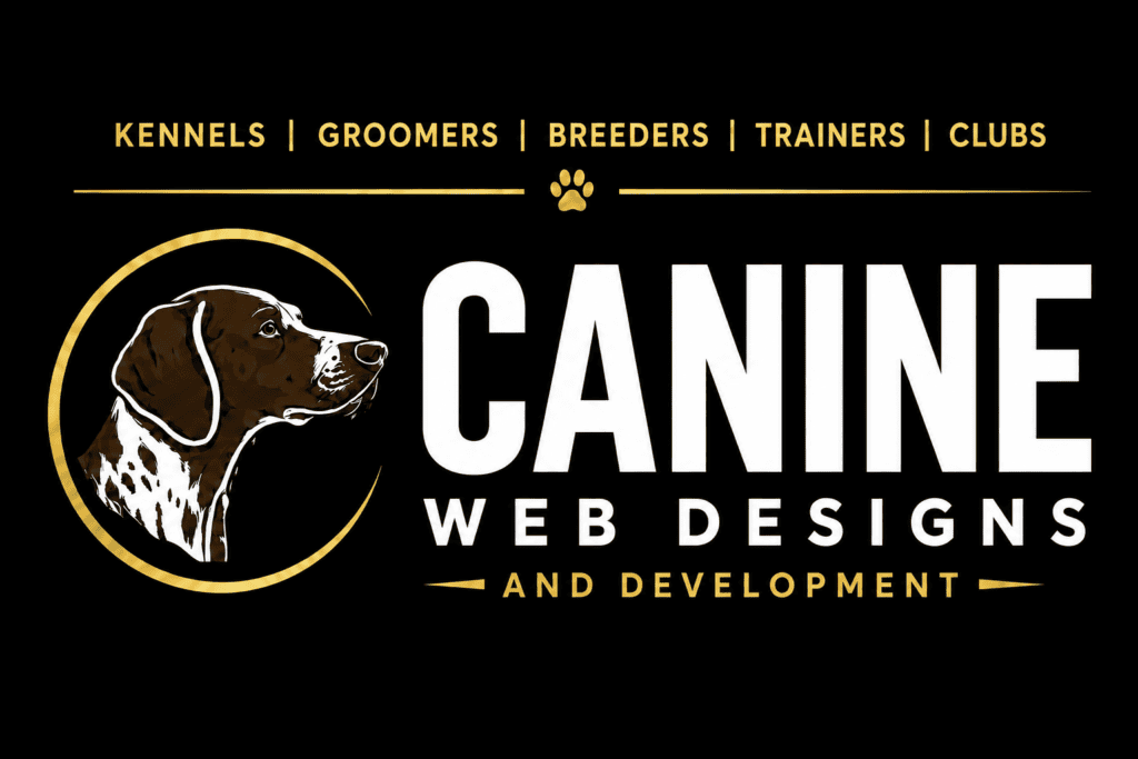 Canine Web Designs & Development specializing in websites for the canine industry
