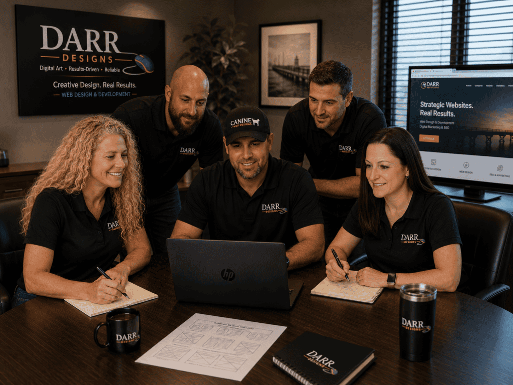 DARR Designs web design and development team