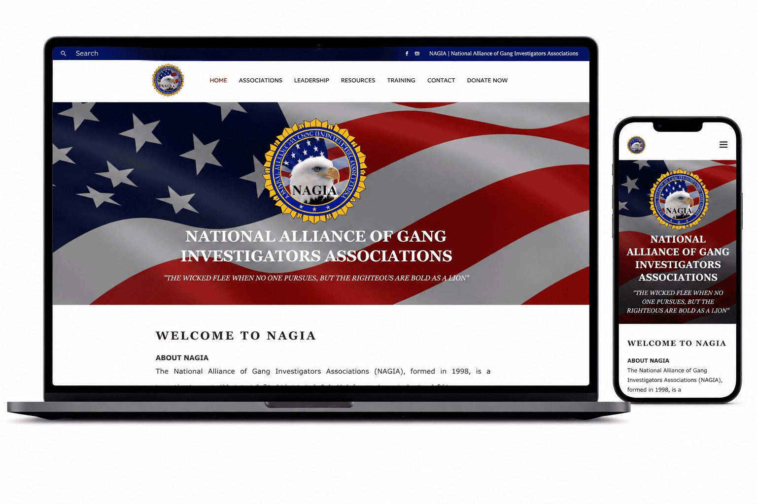 National Alliance of Gang Investigators Associations website designed by DARR Designs